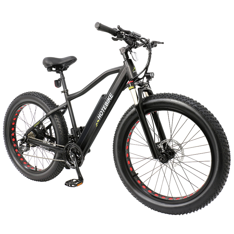 Vélo électrique à pneus larges 26″ Beach Cruiser (A6AH26F-48V500W)
