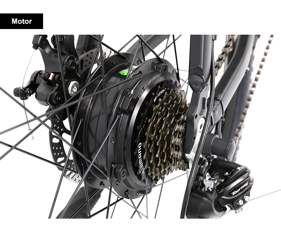 Vélo de ville électrique 48V 500W 26" avec batterie intégrée A5AH26 à vendre 8 Vélo de ville électrique 48V 500W 26