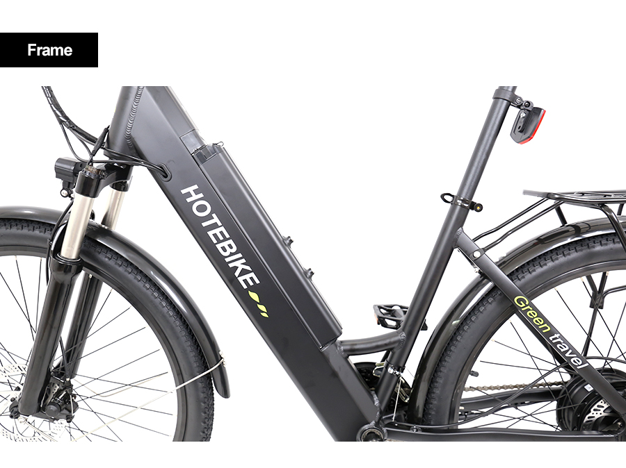 Vélo de ville électrique 48V 500W 26" avec batterie intégrée A5AH26 à vendre 6 Vélo de ville électrique 48V 500W 26
