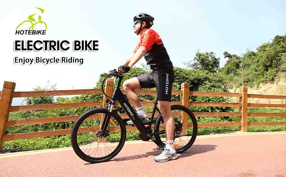 Vélo électrique de ville HOTEBIKE pour adultes avec moteur 350W et 21 vitesses - Product knowledge - 1