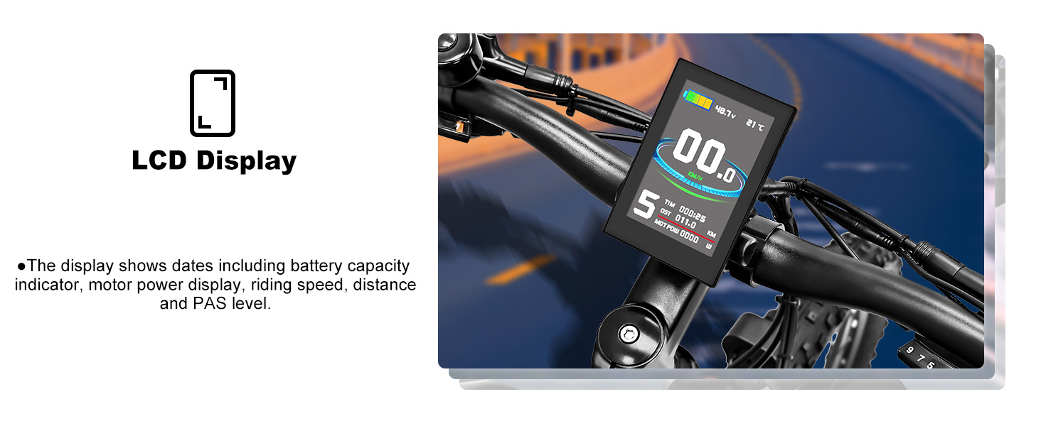 48V 750W Vélo Électrique avec Batterie Amovible – Double Suspension, Pneus 20x4, et Autonomie jusqu'à 60 Miles - Vélo électrique à pneus larges - 2