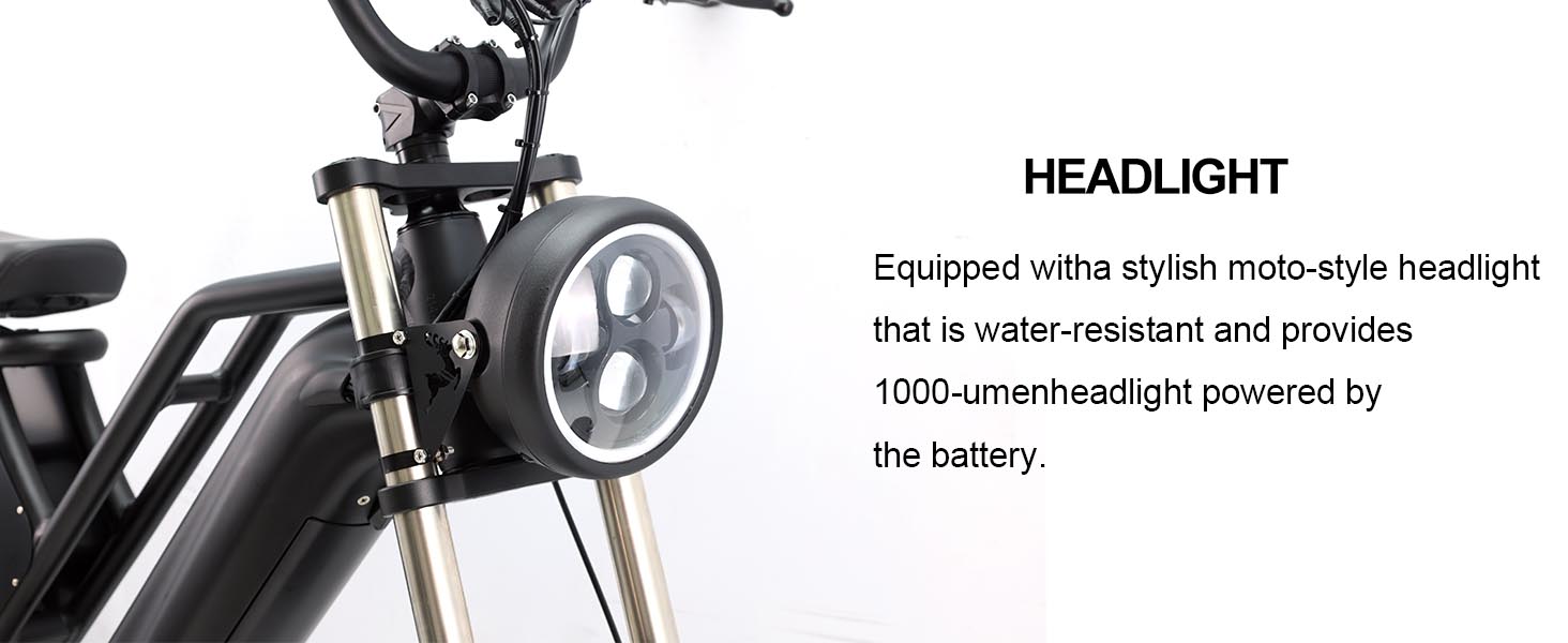 48V 750W Vélo Électrique avec Batterie Amovible – Double Suspension, Pneus 20x4, et Autonomie jusqu'à 60 Miles - Vélo électrique à pneus larges - 4